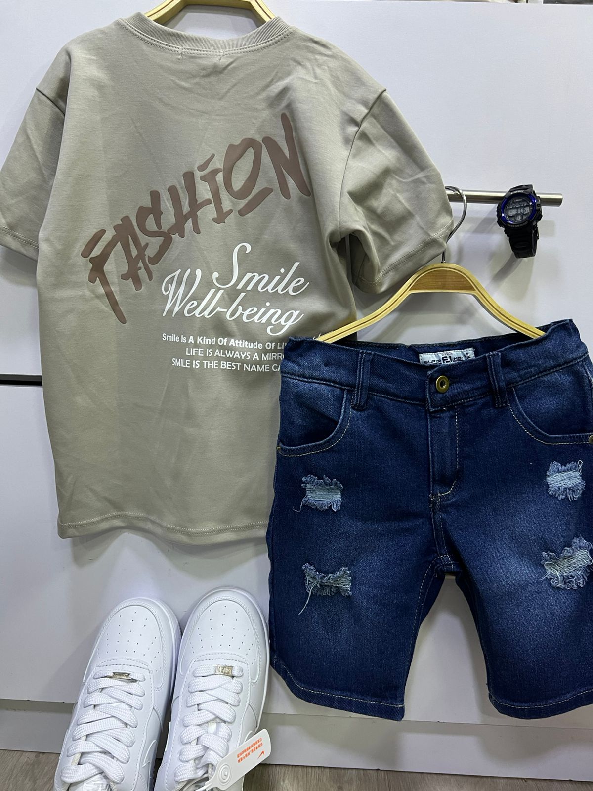 CONJUNTO FASHION DENIM