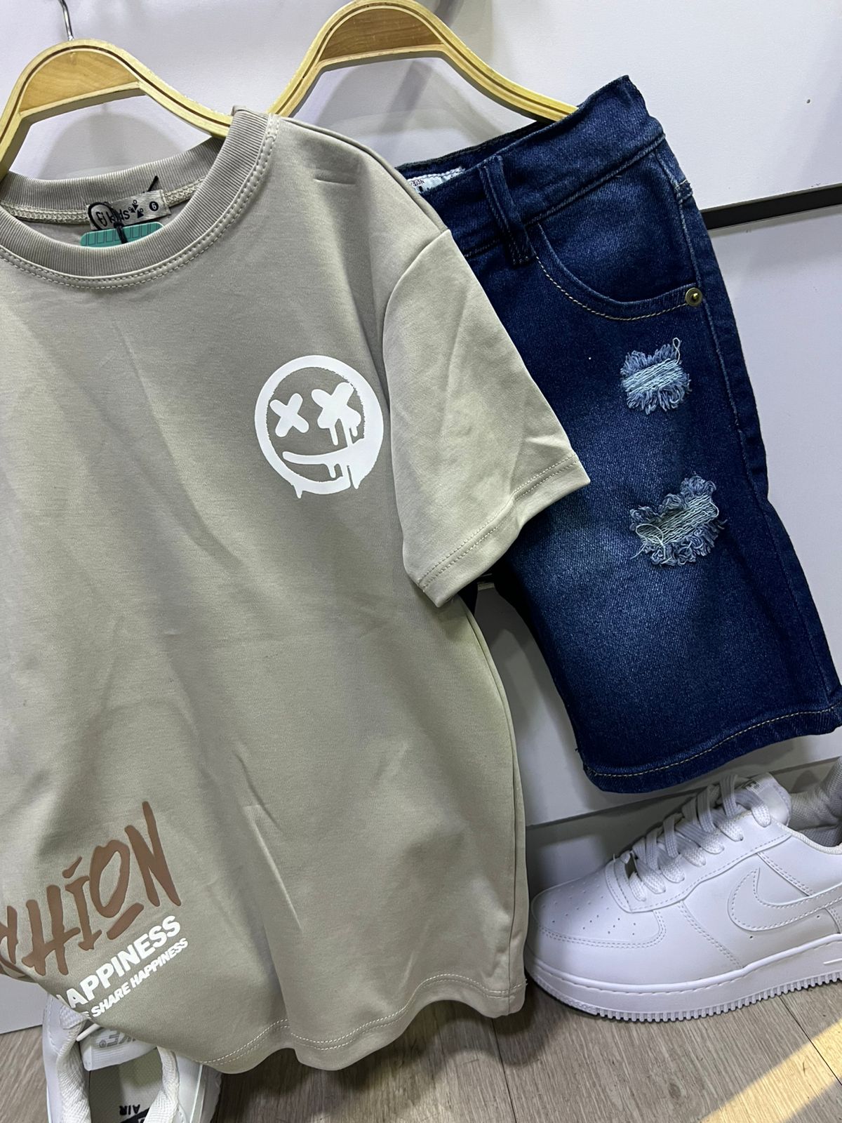 CONJUNTO FASHION DENIM