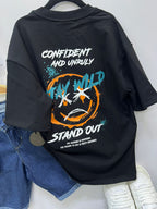 CAMISETA OVERSIZE CONFIDENT